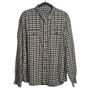Patagonia Organic Cotton Long Sleeve Button Down Shirt Men's Size Large Gorpcore